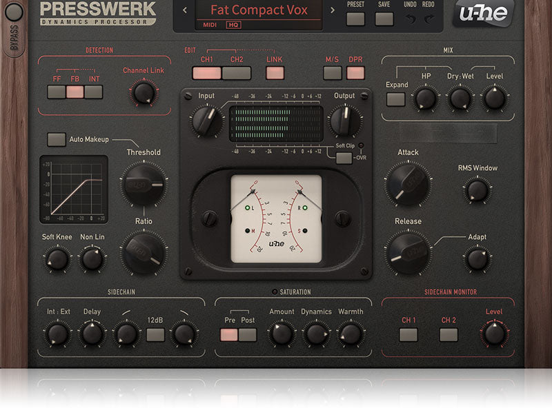 u-he Presswerk Compressor/Dynamics Processor