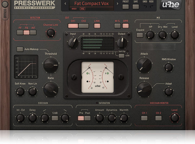 u-he Presswerk Compressor/Dynamics Processor