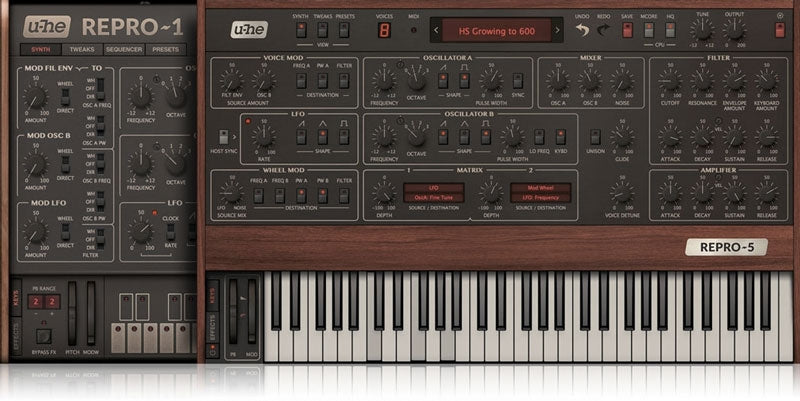 u-he Repro Analog Synthesizer Plugin Bundle