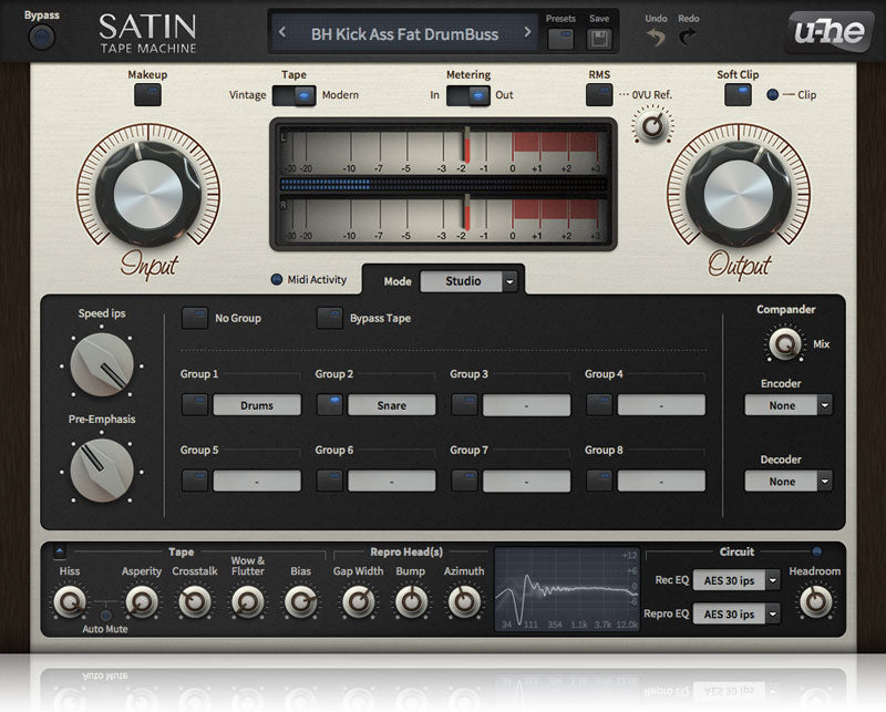 u-he Satin Tape Machine Plugin