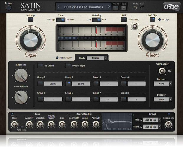 u-he Satin Tape Machine Plugin