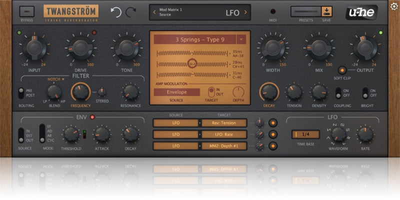 u-he Twangström Spring Reverberator Plugin