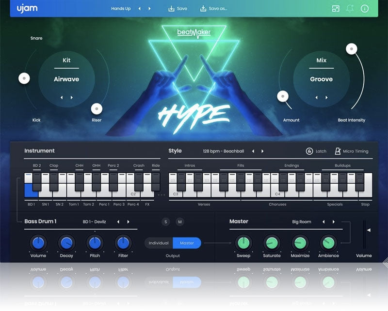 UJAM Instruments Beatmaker HYPE Plugin