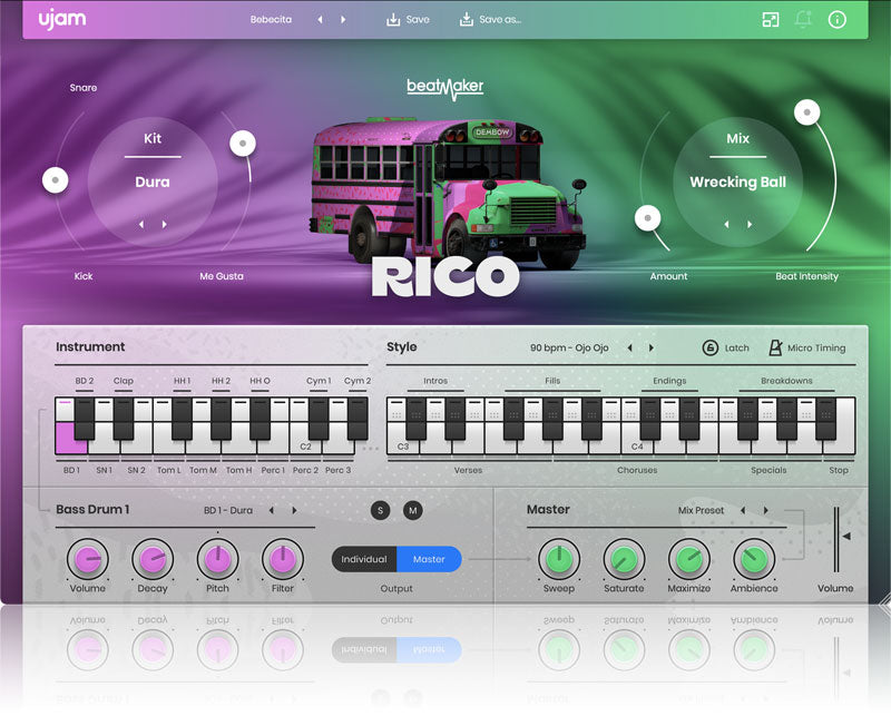 UJAM Instruments Beatmaker RICO Plugin