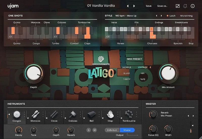 UJAM Instruments Groovemate LATIGO