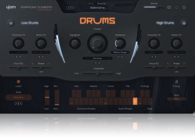 UJAM Instruments Symphonic Elements DRUMS Plugin