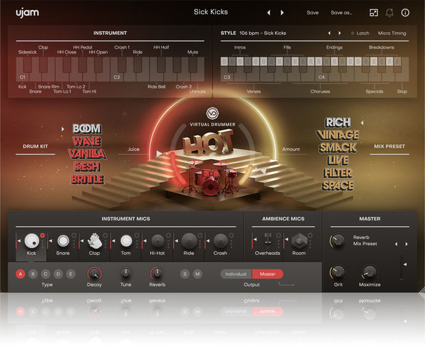 UJAM Instruments Virtual Drummer HOT Plugin