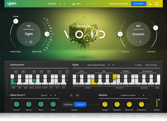 UJAM Instruments Beatmaker VOID Plugin