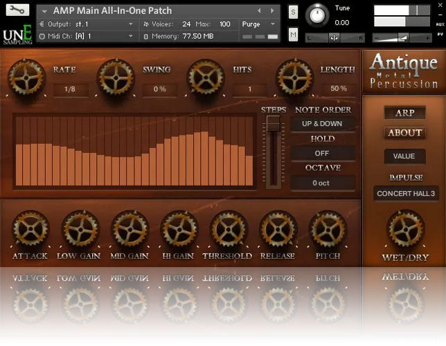 Unearthed Sampling Antique Metal Percussion Kontakt Library
