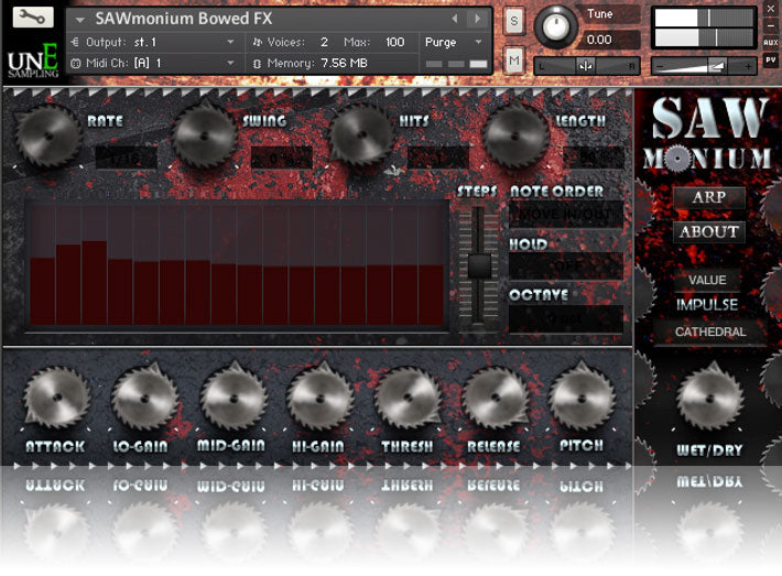 Unearthed Sampling SAWmonium Kontakt Library