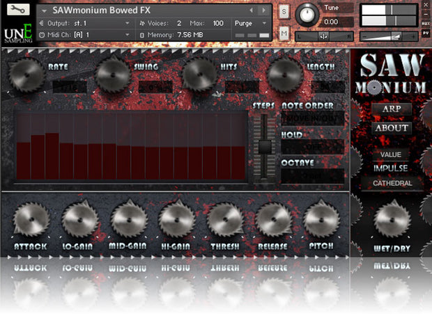Unearthed Sampling SAWmonium Kontakt Library