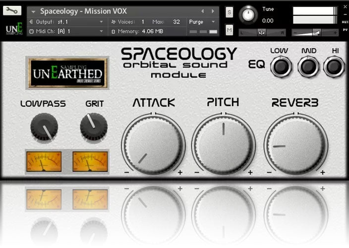 Unearthed Sampling Spaceology Kontakt Library