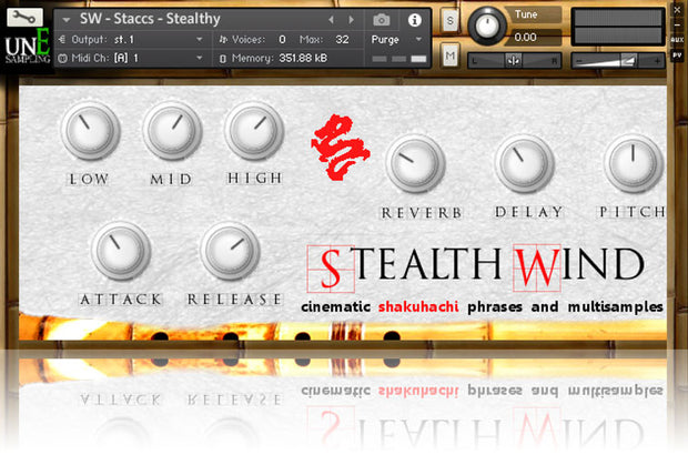Unearthed Sampling Stealth Wind Kontakt Library