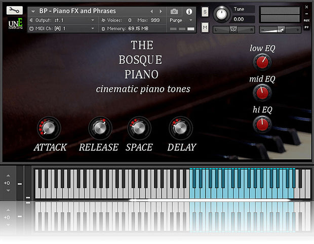 Unearthed Sampling The Bosque Piano Kontakt Library
