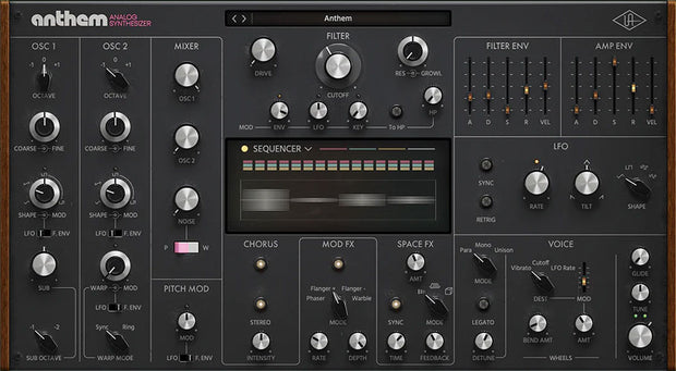 Universal Audio Anthem Analog Synthesizer