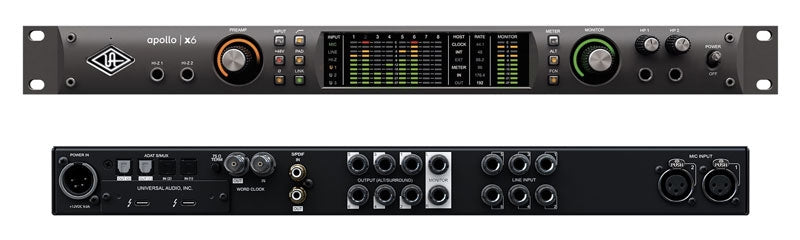 Universal Audio Apollo x6 Thunderbolt 3 Audio Interface