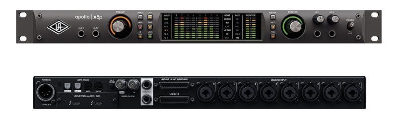 Universal Audio Apollo x8P Thunderbolt 3 Audio Interface