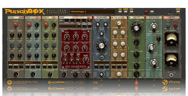 D16 PunchBox Bass Drum Synthesizer