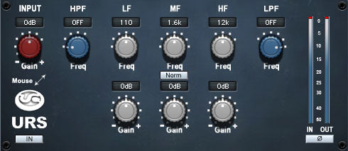 URS Classic Console Neve 1084 EQ TDM