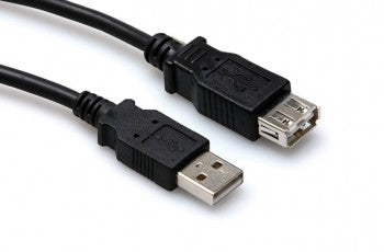 Hosa USB-210AF High Speed USB Extension Cable, Type A to Type A, 10 ft