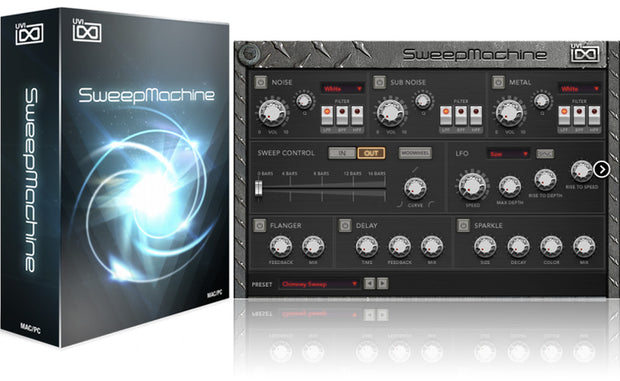 UVI SweepMachine Noise and Sweep Designer Plugin