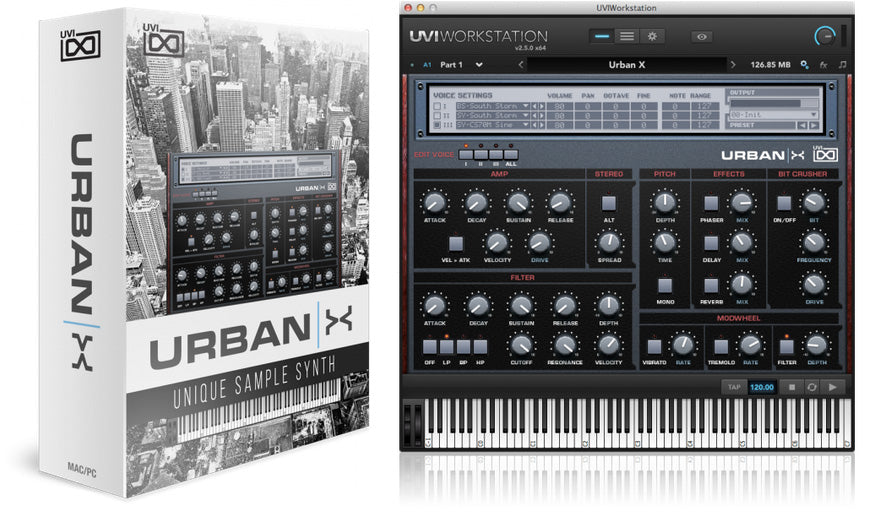 UVI Urban X Sample-Synth Plugin