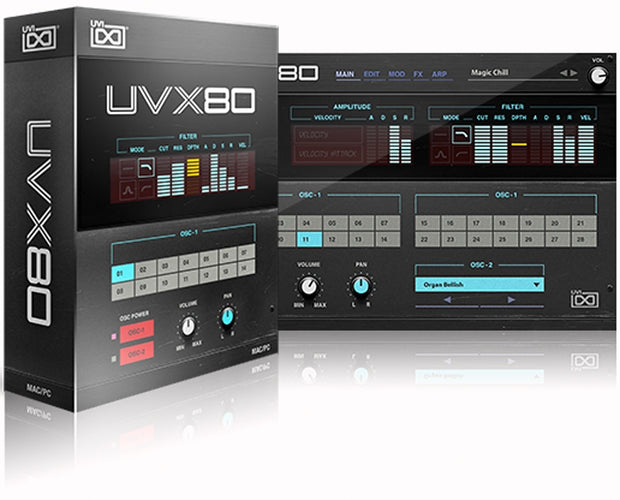 UVI UVX80 Japanese 8 Voice Analog Synth Plugin