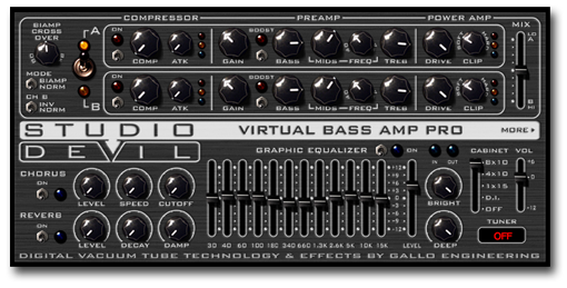 Studio Devil Virtual Bass Amp Pro