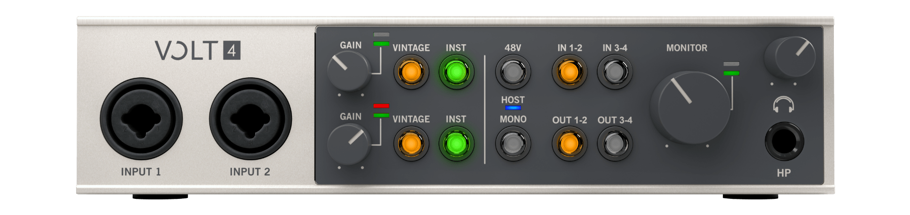 Universal Audio - Volt 4 4-in/4-out USB 2.0 Audio Interface