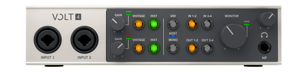 Universal Audio - Volt 4 4-in/4-out USB 2.0 Audio Interface