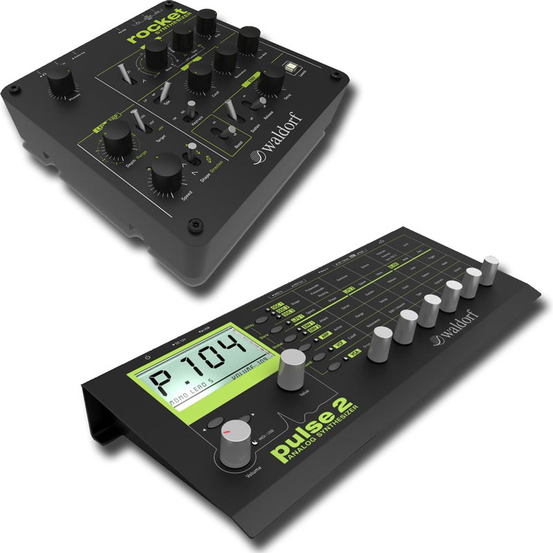Waldorf Pulse 2 + Rocket Analog Synthesizer Modules Combo