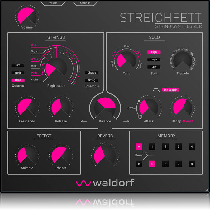Waldorf Streichfett String Synth Plugin