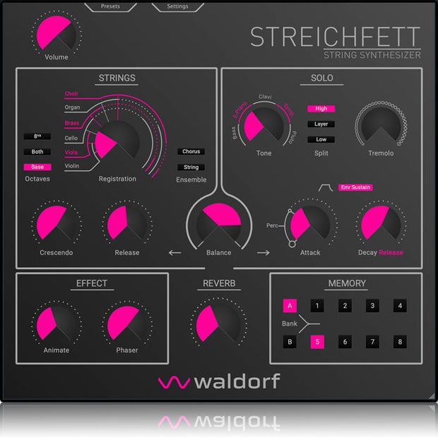 Waldorf Streichfett String Synth Plugin