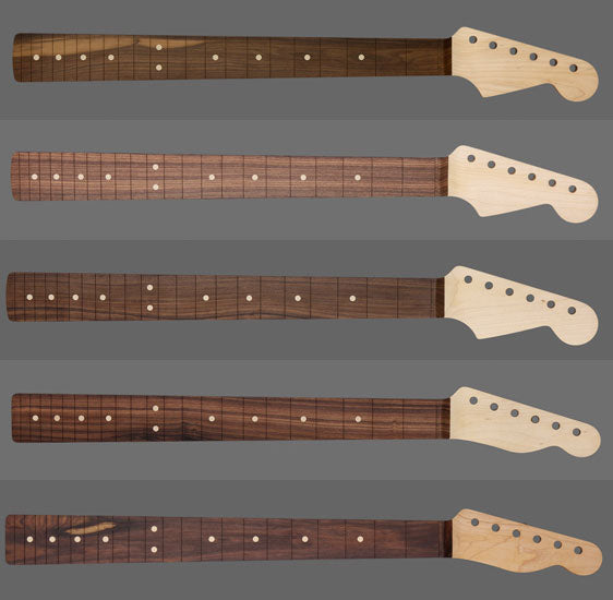 Warmoth Stratocaster or Telecaster Neck with Pau Ferro Fretboard