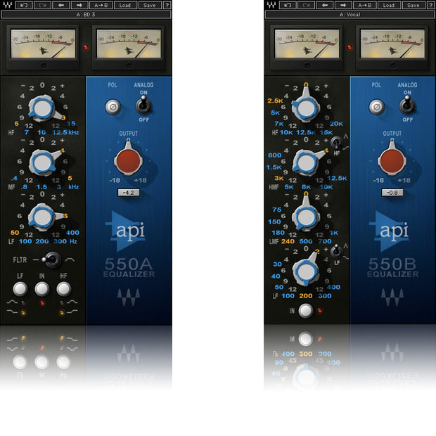 Waves API 550A + 550B EQ's Native