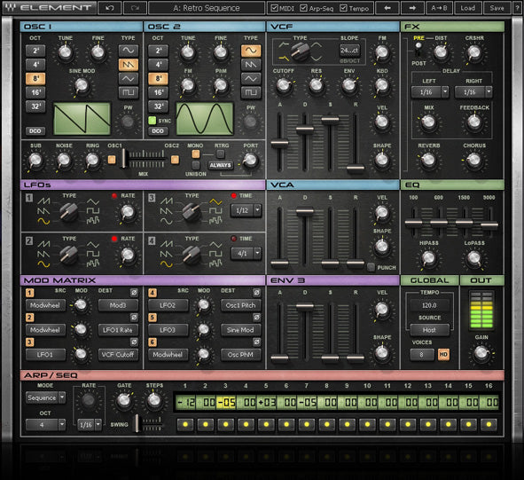 Waves Element 2 Synthesizer