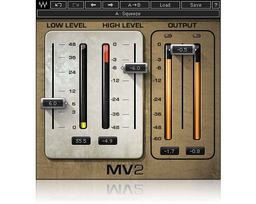 Waves MV2 High and Low Level Compressor Plugin
