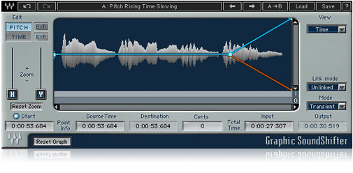 Waves Soundshifter Pitch-Shifting and Time-Shifting Processor Native