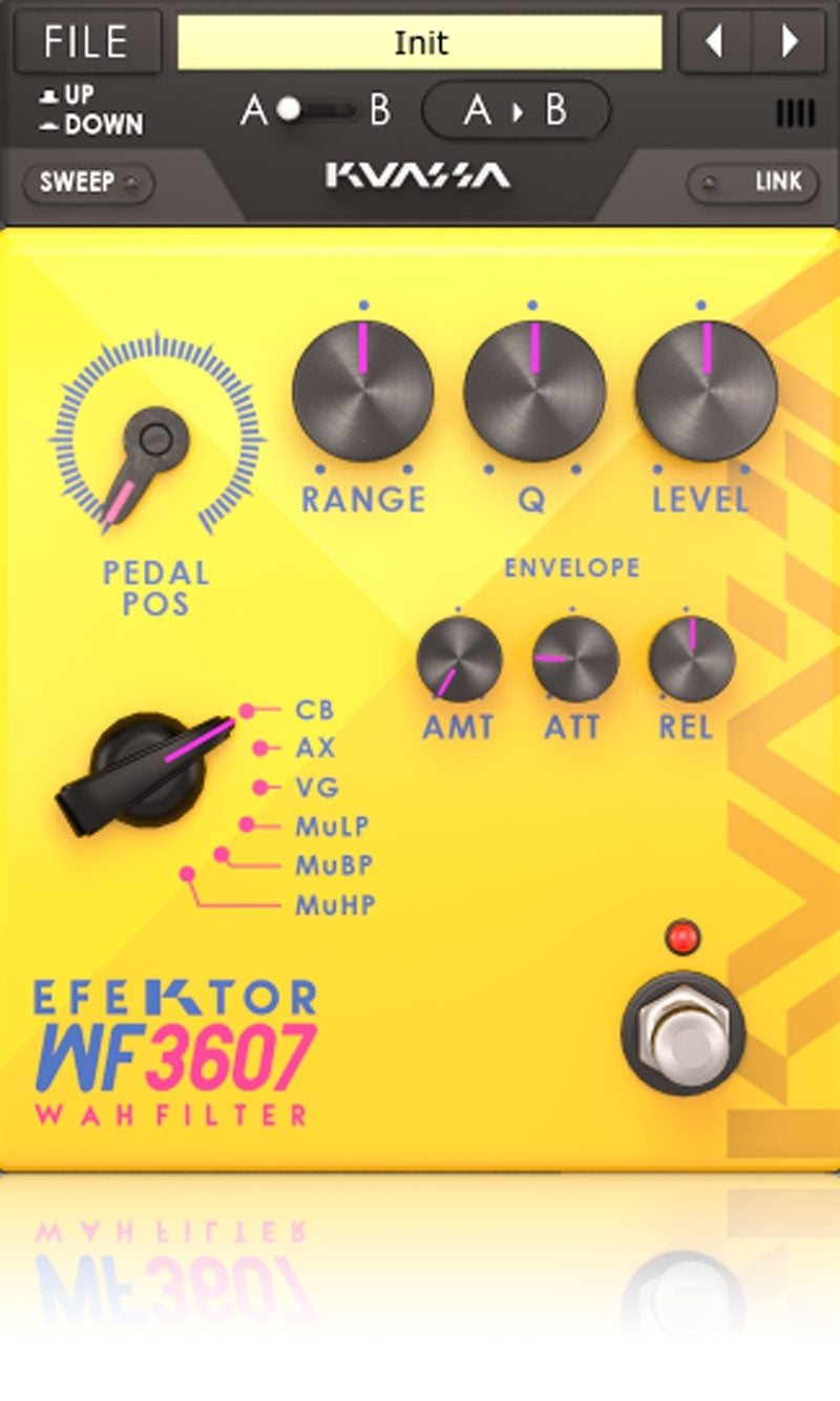 Kuassa Efektor WF3607 Wah Filter Plugin