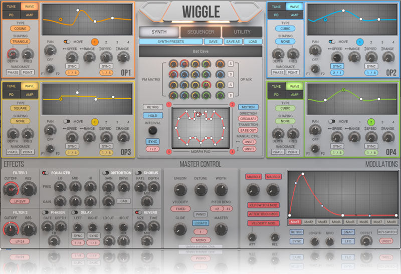 2nd Sense Wiggle - Dynamic Waveshaping Synthesizer