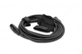 Hosa WTI-148G Hook and Loop Organizer, Black, Center-pass Gap, 0.75 in x 8 in