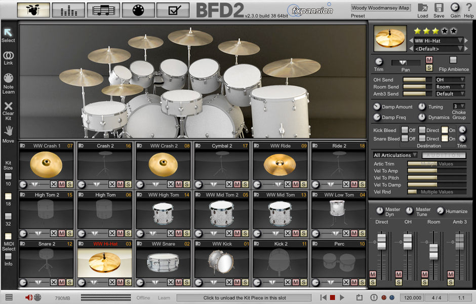 Sonic Reality EpiK DrumS - A Ken Scott Collection for BFD 2