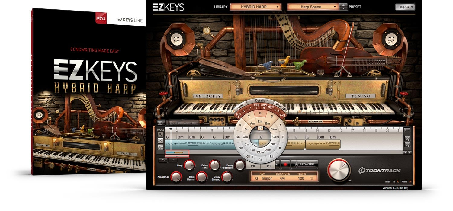 Toontrack EZkeys Hybrid Harp