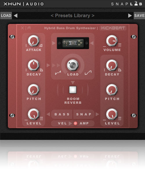 Xhun Audio KickBeat Hybrid Bass Drum Synthesizer Plugin