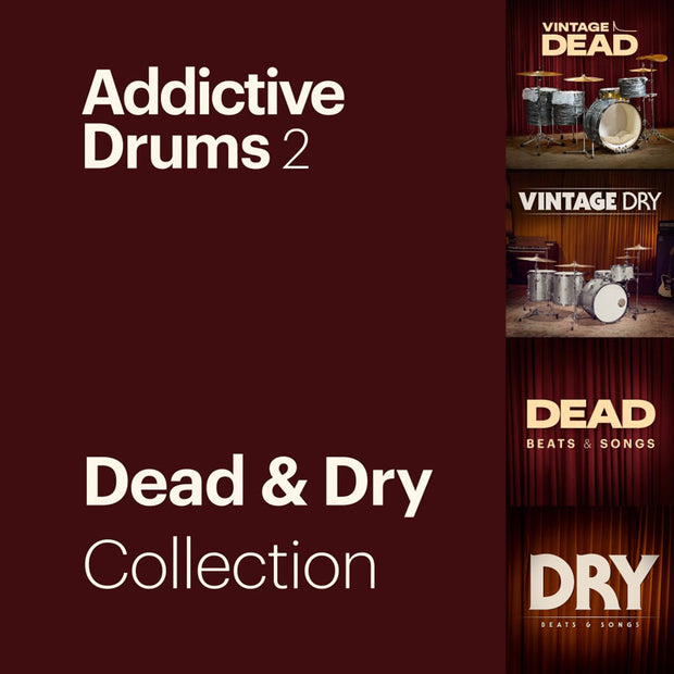 XLN Audio Addictive Drums 2:  Dead & Dry Collection