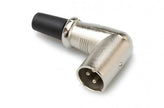 Hosa XRR-318M Connector, Right-angle XLR3M
