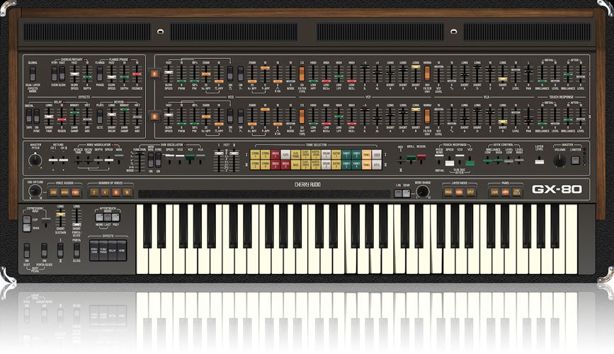 Cherry Audio GX-80 Yamaha GX-1/CS-80 Synthesizer Plugin
