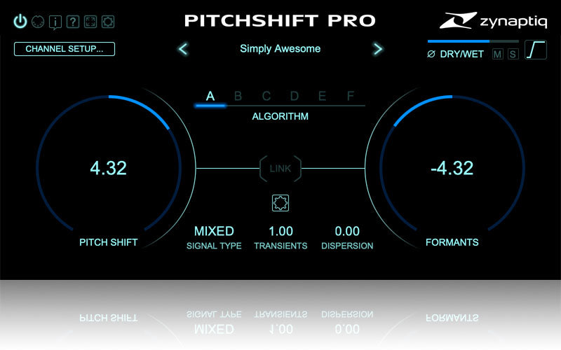 Zynaptiq PITCHSHIFT PRO